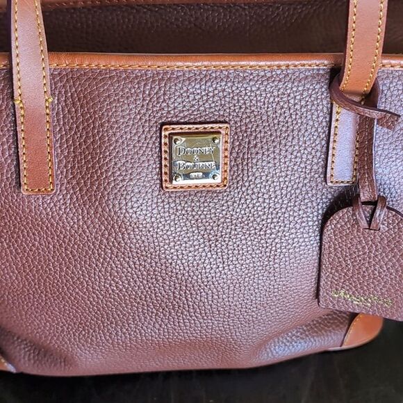 Dooney & Bourke Charleston Everyday Tote- Classic Pebbled Leather 🤎 - Picture 5 of 14